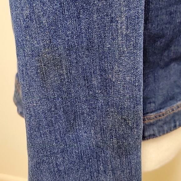 Susan Bristol Jean Jacket Button Closure and Sleeve Two Chest Pockets Size S - Picture 10 of 10